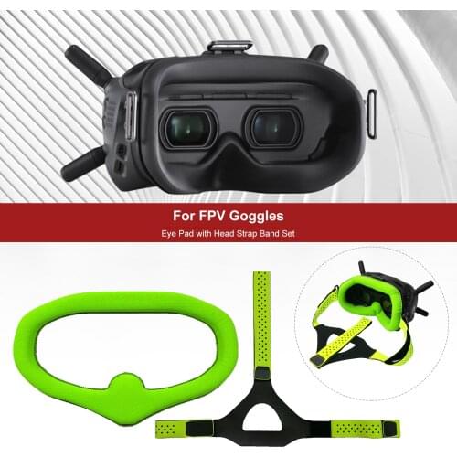 Eye Pad With Head Strap Band Set For DJI Digital FPV Goggles Face Plate Replacement Kit Drop Shopping