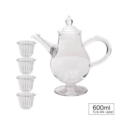 New Arrival Creative fruit teapot heat-resistant glass tea pot with filter Afternoon tea set Free Shipping