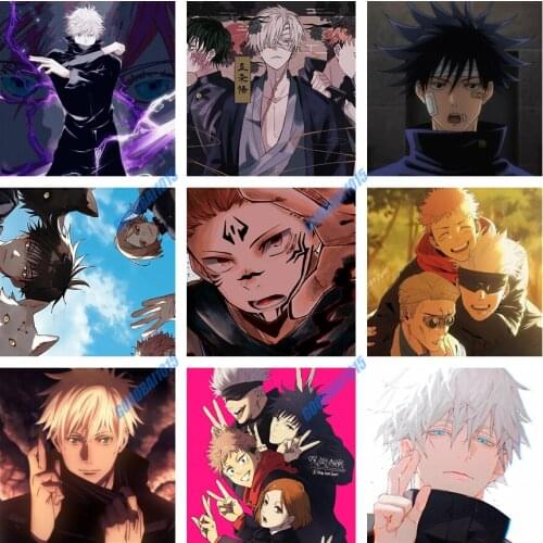 Full Square/Round 5D DIY Diamond Painting Anime "Jujutsu Kaisen " Cross Stitch Kits Mosaic Diamond Embroidery Home Decor