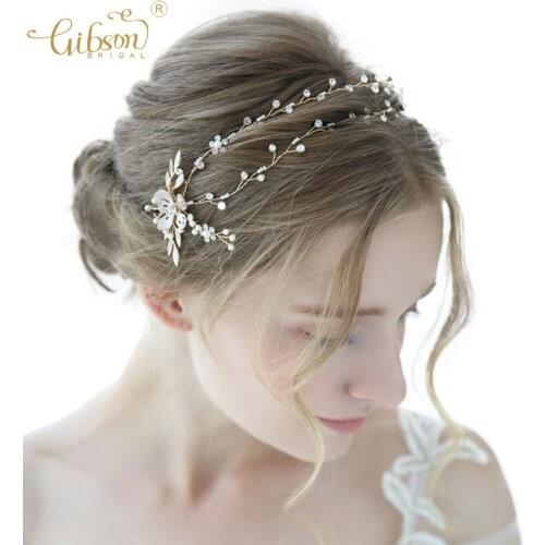 Classic Bohemian Hair Vine Headband Rhinestone Flower Wedding Accessories Studio Bridal Hair Props Jewelry