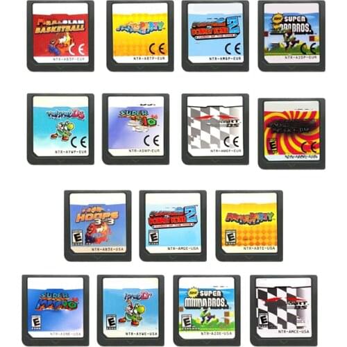 Superior Game Cartridge Console Memory Card for Nintendo DS 3DS 2DS Mari old Series English French German Italian Spanish