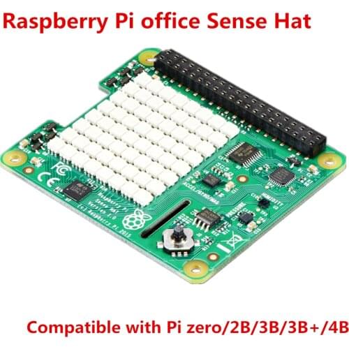 Raspberry Pi Sense HAT with Orientation, Pressure, Humidity and Temperature Sensors Raspberry Pi 3b+ / Pi4