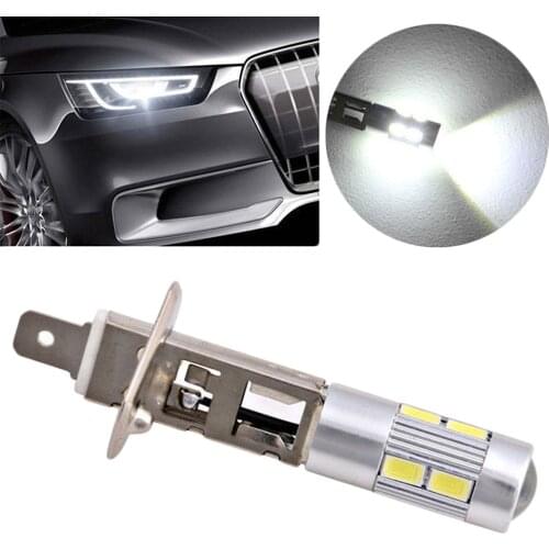 Super Bright H1 H3 LED Bulbs for Fog Lights 10SMD Auto Car Fog Daytime Running Lamp 5630 5730 Car Accessories Led Fog Light Bulb