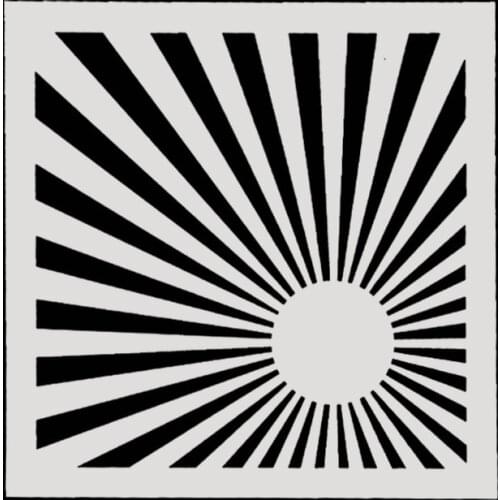 15*15 DIY Craft Layering sunshine Stencils For Wall Painting Scrapbooking Album Decorative Paper Cards spray painting tools