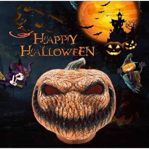 Horrible Evil Pumpkin Light Battery Powered Lamp Halloween Party Holiday Decor The Event Venue
