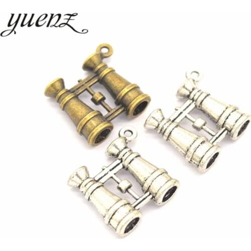 YuenZ 5pcs Alloy Metal Antique Silver color telescope Pendants Charms DIY Jewelry Findings For Necklace Jewelry Making J134