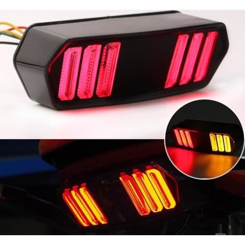 For Honda MSX125 CBR650F CTX700 CTX700N Motorcycle LED Tail Light Running Stop Brake Rear Warning Turn Signal Indicator Lamp
