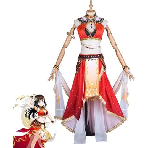 Love Live Sunshine Aqours Dancing Diva Kurosawa Dia Dress Women Fancy Cosplay Costumes Halloween Party Sexy Uniform Custom Made