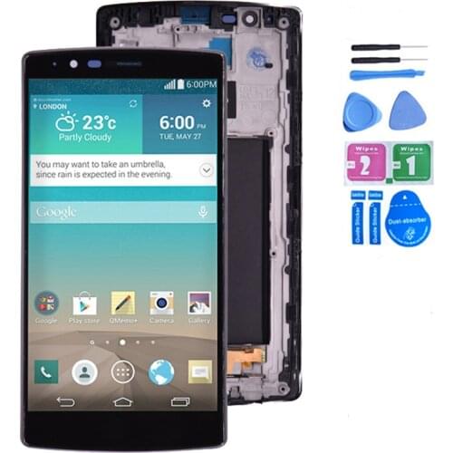 100% Tested Original For Lg G4 H815 H818 LCD Display with Touch Screen Digitizer Assembly With Frame Free shipping