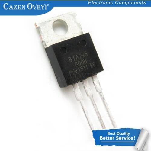 10pcs/lot BTA225-800B BTA225 TO-220 In Stock
