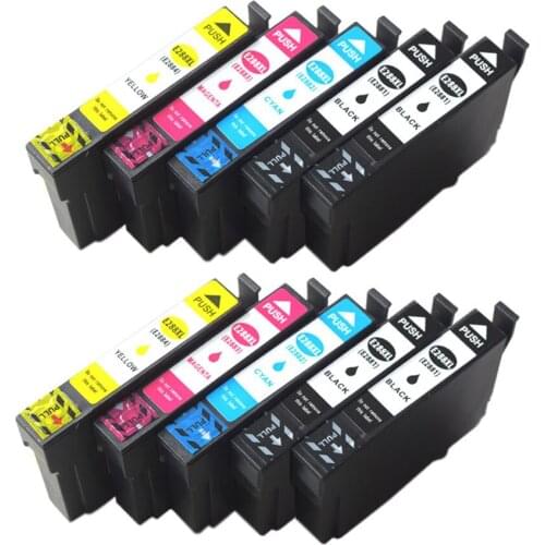 10x 288 288XL Ink Cartridge Compatible for use in Expression Home XP-330, XP-340, XP-430 XP-440 XP-434 XP-446 Printers