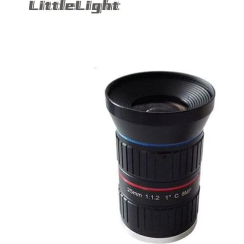 25mm F1.2 C-Mount 8 Megapixel Prime Lens