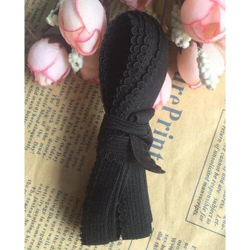 300 Meters Thin Elastic Lace Trim for Bra Underwear Lingerie 10mm