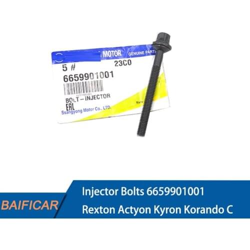 Baificar Brand New Genuine Injector Bolts 6659901001 For Ssangyong Rexton Actyon Kyron Korando C