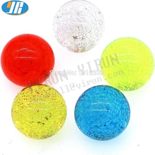 1 Joystick TopBall Clear Crystal Bubble Balltop Arcade Game 35mm Ball Head For SANWA /ZIPPY/ Illuminated Stick Knob