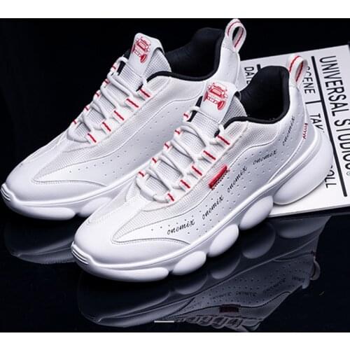ONEMIX Men Walking Shoes Lightweight Leisure Sneakers Fashion Casual Street Sports Shoes Lace Up Soft Outdoor Jogging Shoes