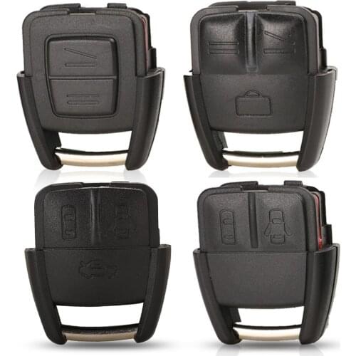 Kutery 10pcs/lot 2/3 Buttons Replacement Car Key Shell Stying Remote Fob Case Cover For Opel Vavxhall Vectra Astra Zafira Omega