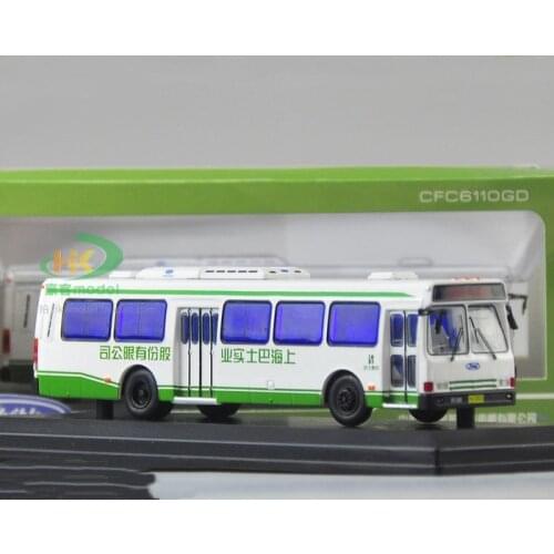 1/76 scale classic metal alloy die-casting Shanghai Fleishibao bus simulation model adult collection childrens toy gift