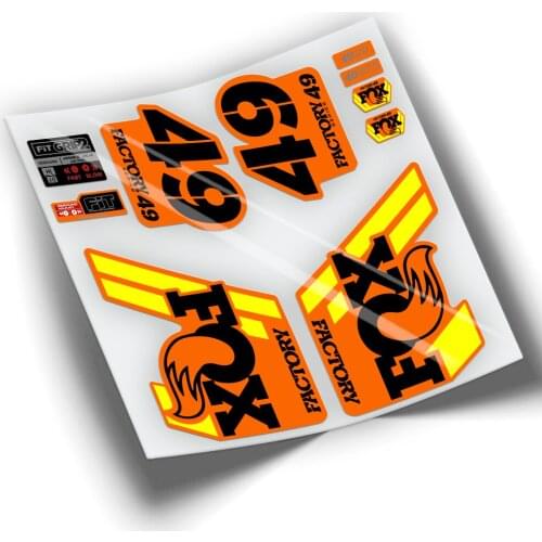 Pegatinas hairpin clip FOX 40 29 FACTORY SERIES 2019 WP209 STICKERS