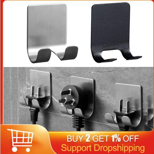 Shaving Razor Holder Shower Stainless Steel Bathroom Wall Razor Rack Men Shaver Shelf Hanger Kitchen Adhesive Storage Hook