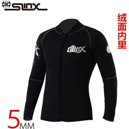 3MM / 5MM Scuba diving jacket for men women neoprene wetsuit thermal diving zipper jacket surfing snorkeling Spearfishing coat