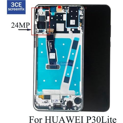 Original 6.15" for Huawei P30 Lite/ Nova 4E LCD Display Touch Screen Digitizer Assembly LCD Display P30 Lite Repair Parts