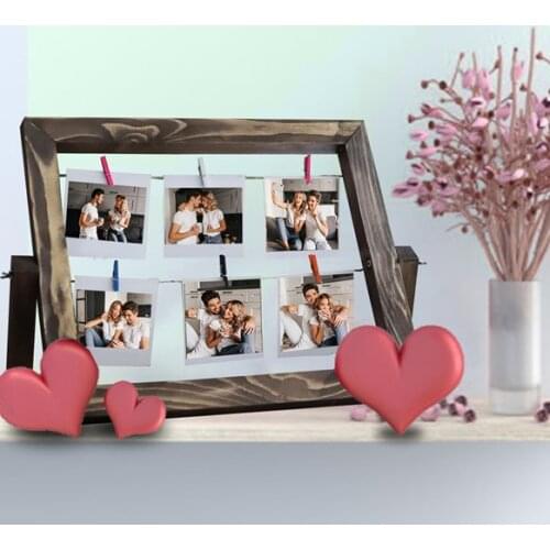 Personalized Wooden Desktop Photo Frame New Model Home Decoration