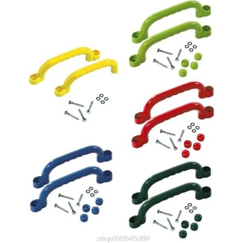 2 Pcs Grab Handles Swing Toy Screws Kits Accessories for Climbing Trees and Play Houses M04 21 Dropshipping