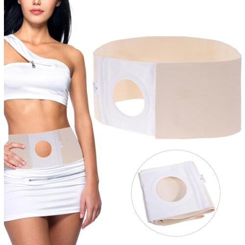Ostomy Abdomen Belt With Stoma Elastic Prevention Care Medical Abdomen Belt With A Hole Unisex Ostomy Hernia Binder Brace 3 Size