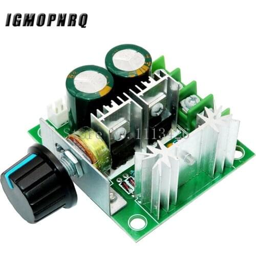 DC 12V 24V 30V 40V 13KHZ Auto PWM DC Motor Speed Regulator Governor Speed Controller Switch 10A 50V 1000uF