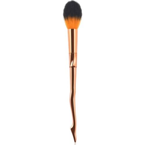 Rose Gold Makeup Brushes Foundation Powder Cosmetic Tools Eyelash Makeup Brushes Set Eye Shadow Brush Eyebrow Brush