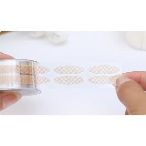 Mesh&Clear,Large stripes double-fold eyelid sticker tape self-adhesive invisible eyelid fiber paste as eye care make up props