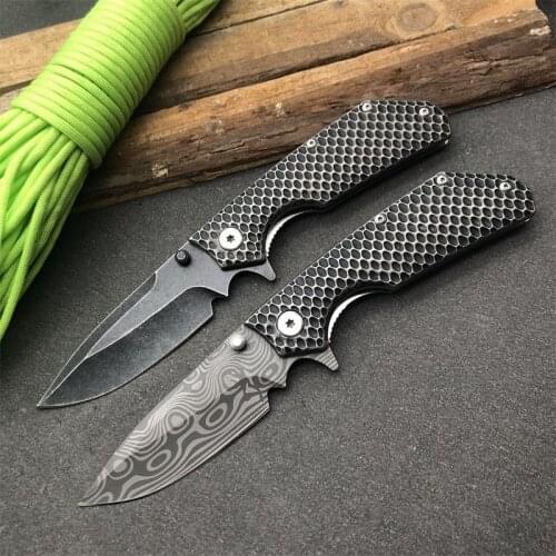 57HRC Folding Knife steel Blade Outdoor Camping Hunting Pocket Kitchen Fruit Knives Practical EDC Tool Hiking Pocket Knife