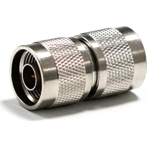 Brand New 1pc N male plug switch male plug RF Coax Adapter convertor Straight Nickelplated NEW wholesale