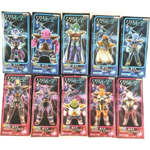 Japanese Version of BANPRESTO Glasses Factory Dragon Ball Group Vertical Egg Box Frieza Legion 1-2 Hand-made Decoration Gift