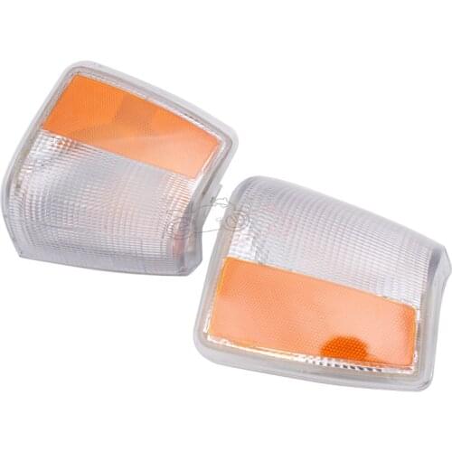 Car Replacement Clear LENS Turn Signal Corner Light Lamp DRL Day Lights VO2520105 VO2521105 For Volvo 940 960 740 1990-1995