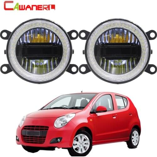 Cawanerl For Suzuki Alto V GF Hatchback 2009-2015 Car LED Bulb Fog Light Daytime Running Lamp DRL Angel Eye Bulb 12V 2 Pieces