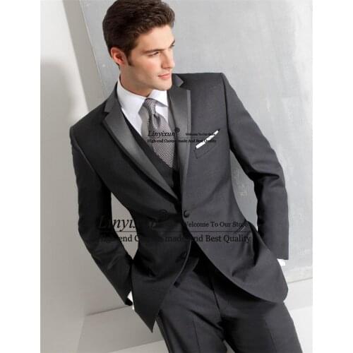 2021 Dark Gray costum made tuxedos for men groom suit mens suits with pants wedding suits Business suits for men foaml dress
