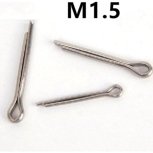 500pcs/lot M1.5x10/12/16/20/25mm GB91 Stainless Steel Cotter Pin