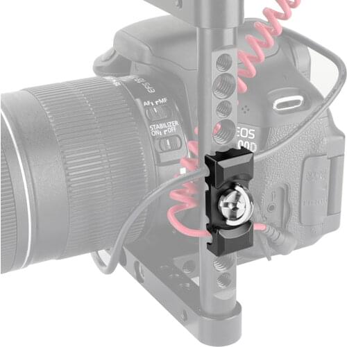 DSLR Camera 3mm 4mm 5mm Cable Clamp Universal Cage Fitting Wire Clip Organizer Kit With 1/4 Inch Screw Universal For DSLR Camera