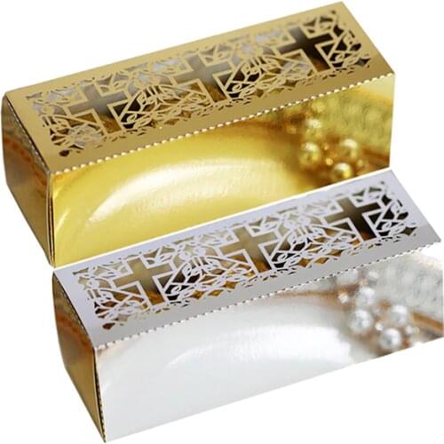 10pcs Cross Laser Cut Hollow Candy Box Wedding Favor Gift Boxes DIY Chocolate Box Birthday Christmas Party Wedding Decoration