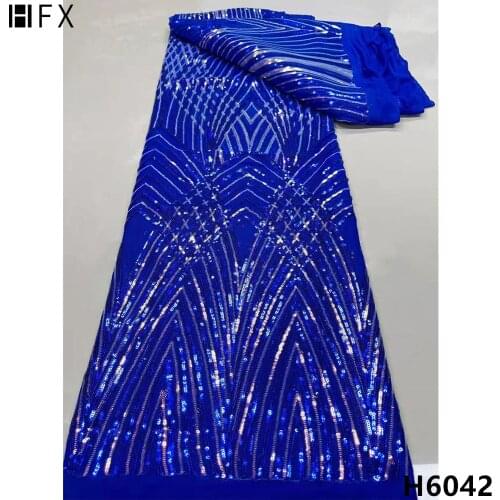 Green Sequin lace fabric 2021 French Net Sequence fabric Glitter Sequins lace fabrics Tull Mesh lace for Evening Dress F3899