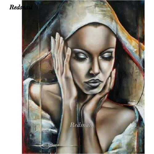 DIY square round diamond Embroidery 5D DIY mosaic South African women art Diamond Painting Cross Stitch Rhinestone paint EE1198