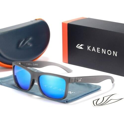 Square Kaenon Polarized Sunglasses TR90 frame men Mirrored lens Brand Design women Driving Fishing Sun glasses UV400 7 COLORS