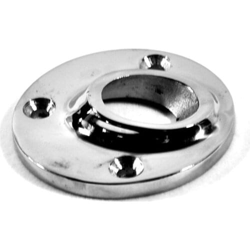 Round Base 45 Degree 7/8" Weldable Stainless Steel 316 Boat/Marine