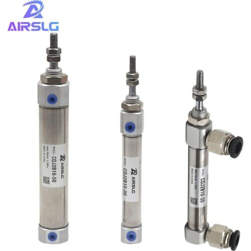 CDJ2B Type CDJ2B10 CDJ2B16 Mini Pneumatic Cylinder Double Acting Single Rod -35-40-80-100-125-150-175-200 mm Stroke Air Cylinder