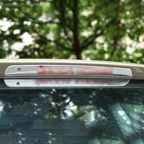 Auto Stainless Steel High Brake Light Sequins Trim Cover Stickers Fit For Skoda Karoq Exteriors Styling Modified Car Accessories