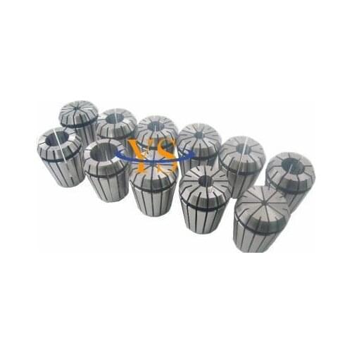 New 9pcs ER50 Collet Set Range 3mm, 4mm, 5mm, 6mm,7mm, 8mm, 9mm, 10mm, 11mm