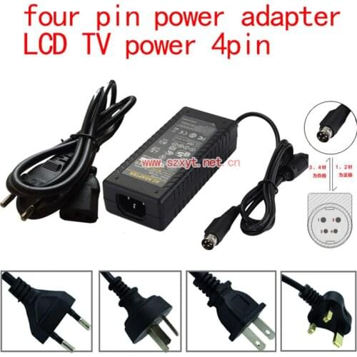 Switching Power Supply12V5A four pin adapter 12V5A four pin transformer for TCL TV power Free shipping