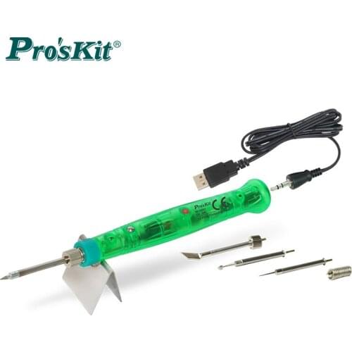 Proskit SI-169U Portable Soldering Iron 3D Print Finishing Tool USB 5V Repair Modify Mini Soldering Iron 8W